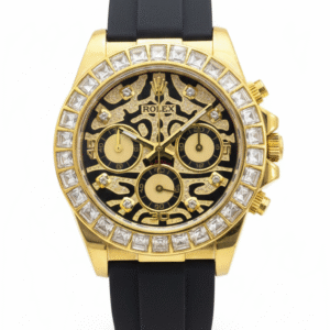 Dazzling Gold-Tone Chronograph Watch